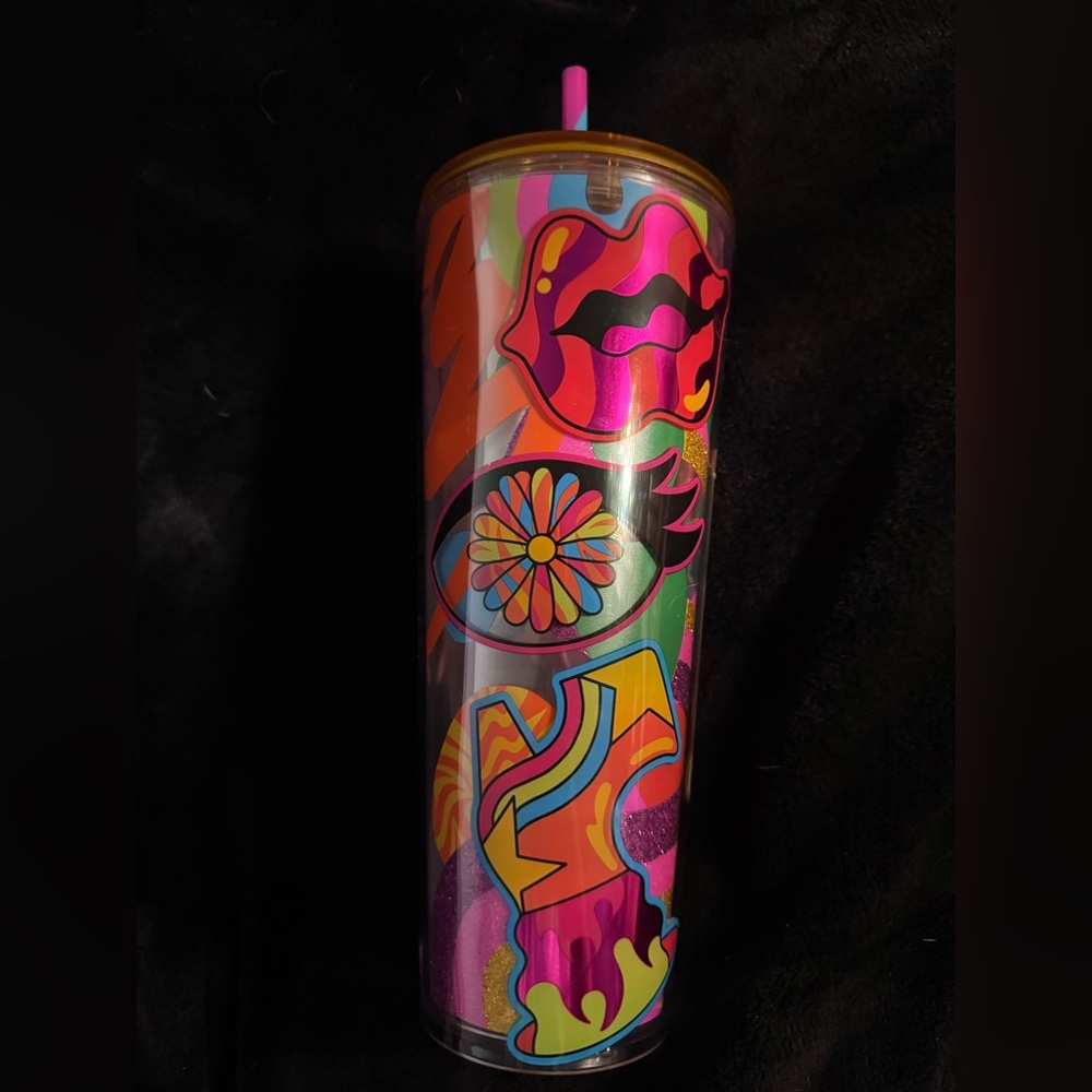 ✨ Starbucks Tim Singleton Limited Edition Cold Cup Tumbler 24oz NWOT - Picture 2 of 6